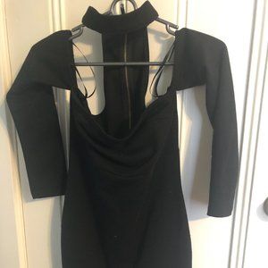 LF  X Mieeion black long sleeve dress- size M